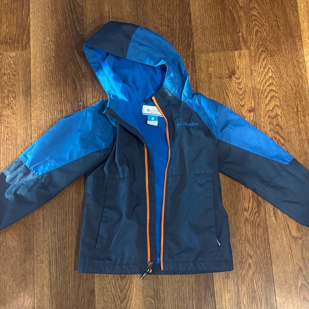 Columbia Kids Two-Tone Blue Raincoat